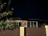 Последствия падения беспилотника на жилые дома в Белгороде