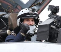 Полет Марсалека на МИГе