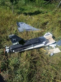 Обломки беспилотников типа «Гербера»