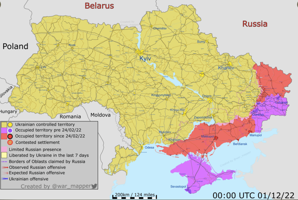 Подготовка России к массированному ракетному удару, обстрелы Херсона, бои на Бахмутском направлении. Что происходит на фронте