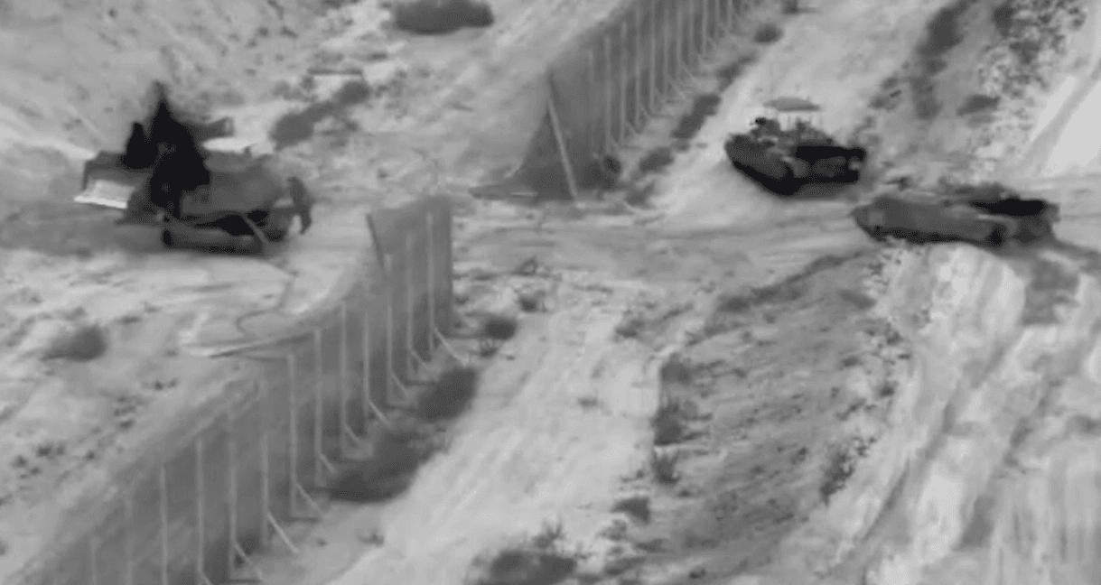 Израиль ночью провел танковый рейд в северной части сектора Газа. Видео