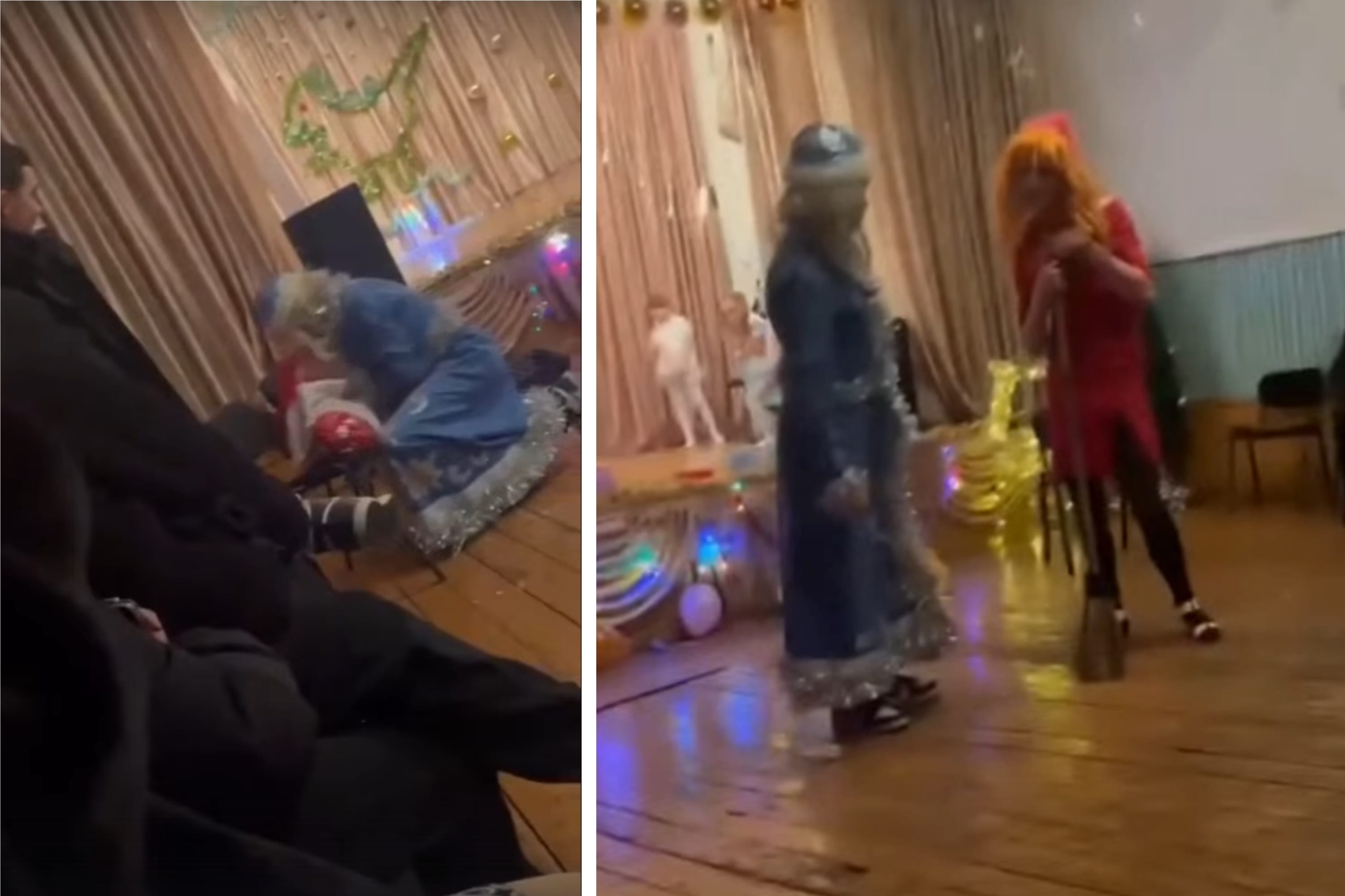 Силовики и прокуроры едут по доносу искать ЛГБТ-пропаганду в забайкальское село. Там подросток переоделся в Снегурочку для представления