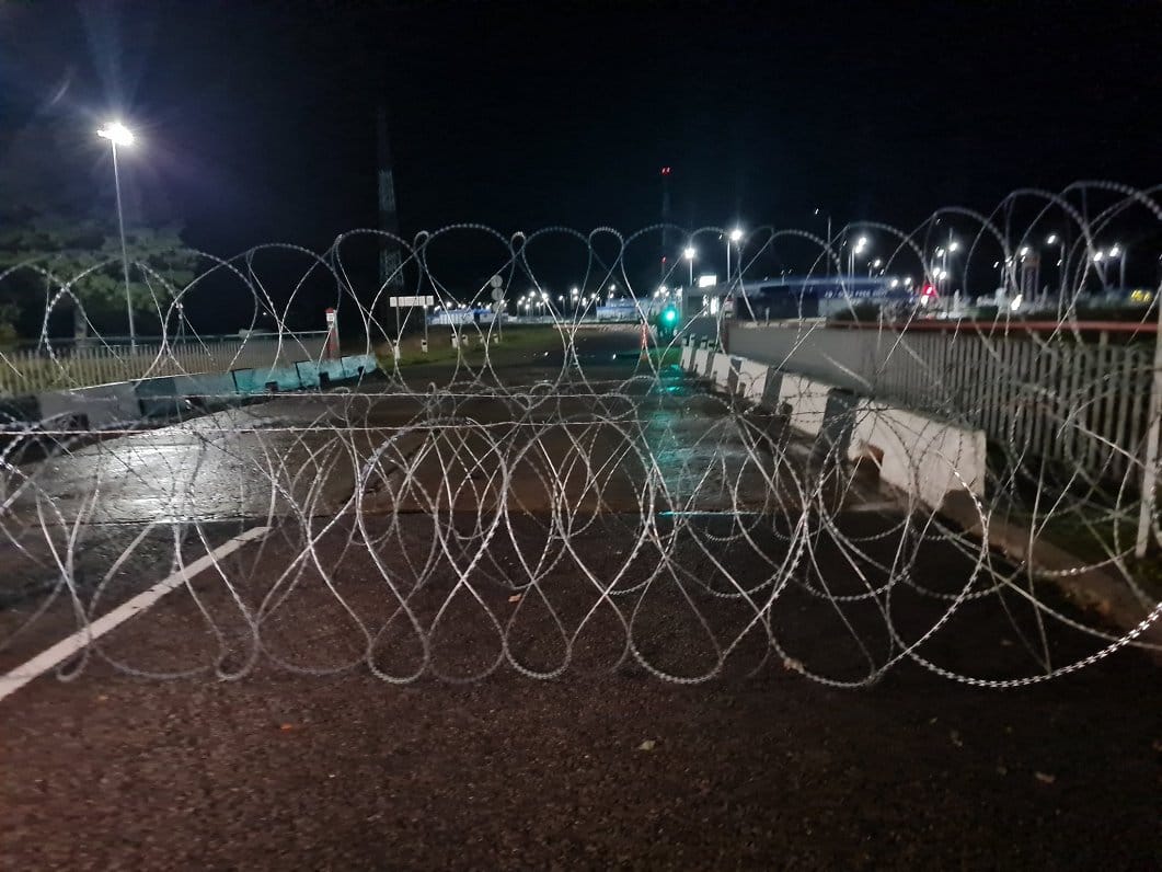 Латвия закрыла два КПП на латвийско-российской границе