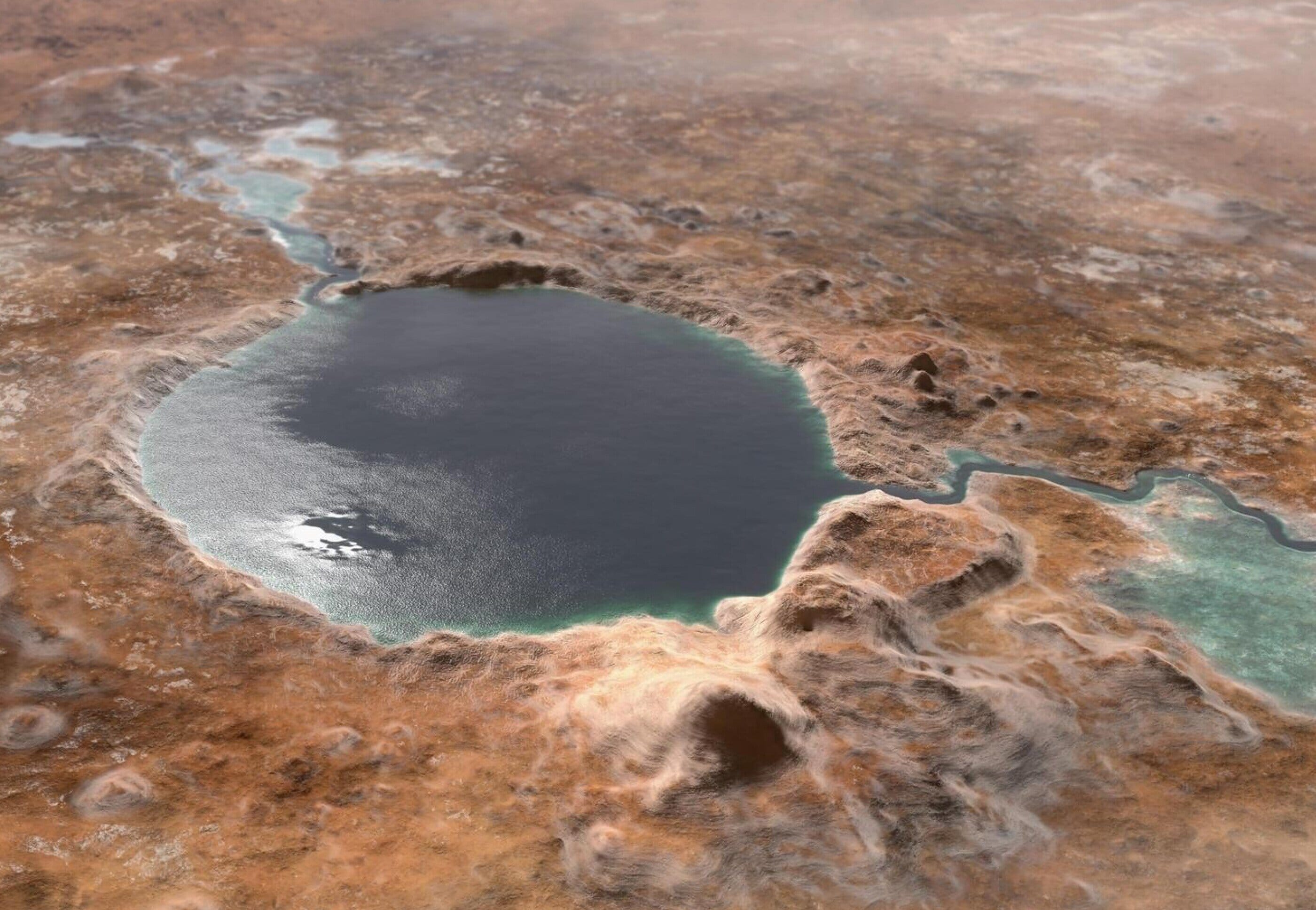 Ученые обнаружили потенциальные свидетельства древней микробной жизни на Марсе