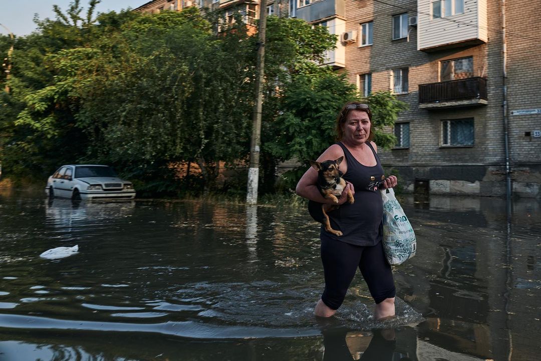 Эвакуация жителей Херсона