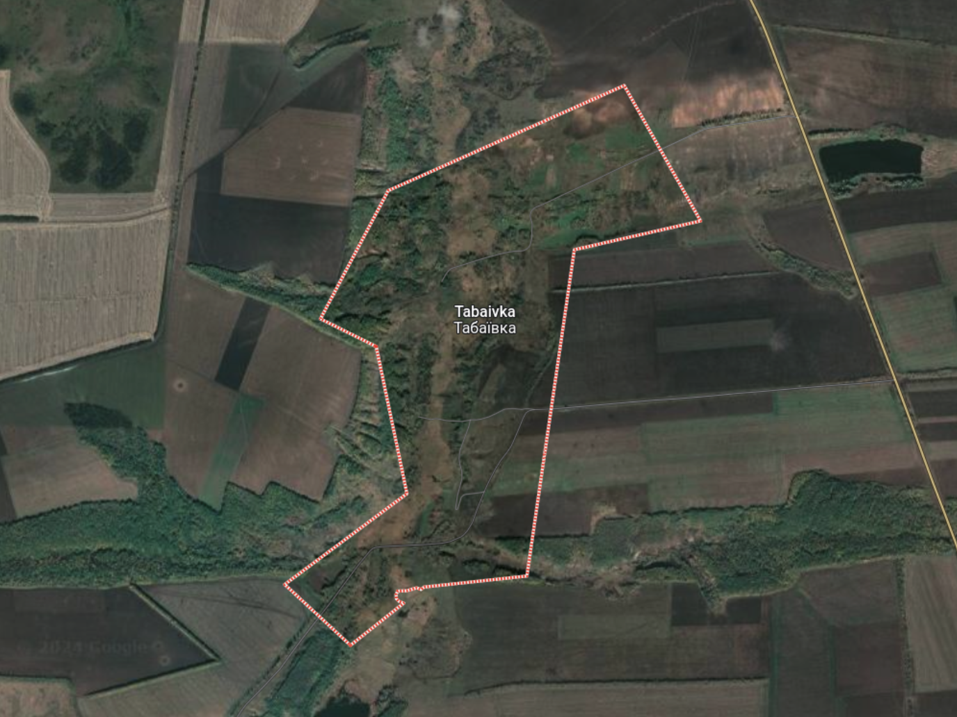 Табаевка на карте Google Maps