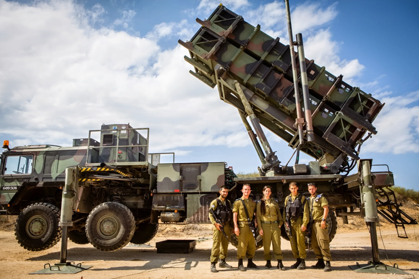 Пусковая установка из состава комплекса Patriot на вооружении ЦАХАЛ.