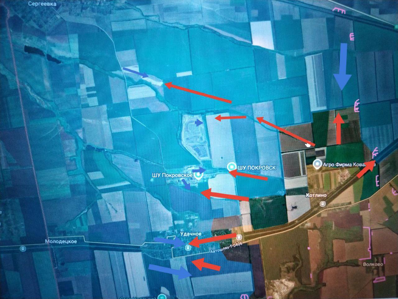 Замысел наступления ВС РФ к западу от Покровска по версии Юрия Котенка