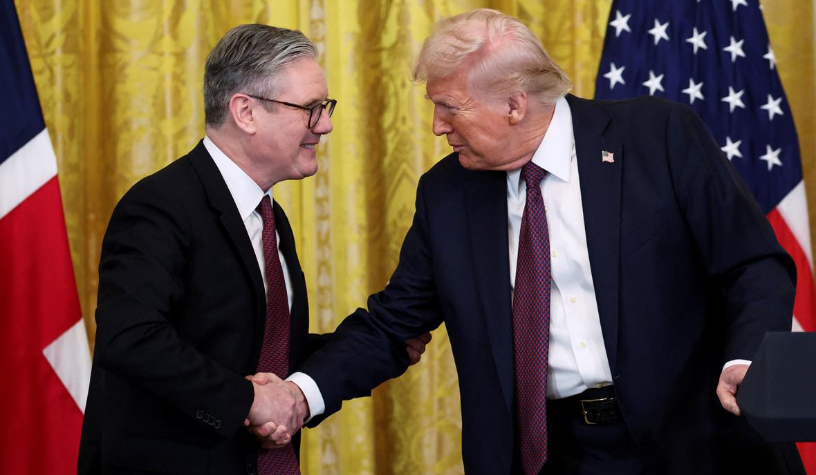 Кир Стармер и Дональд Трамп