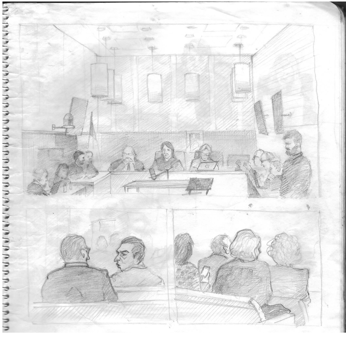 Суд (Рис. Давида Хакима)