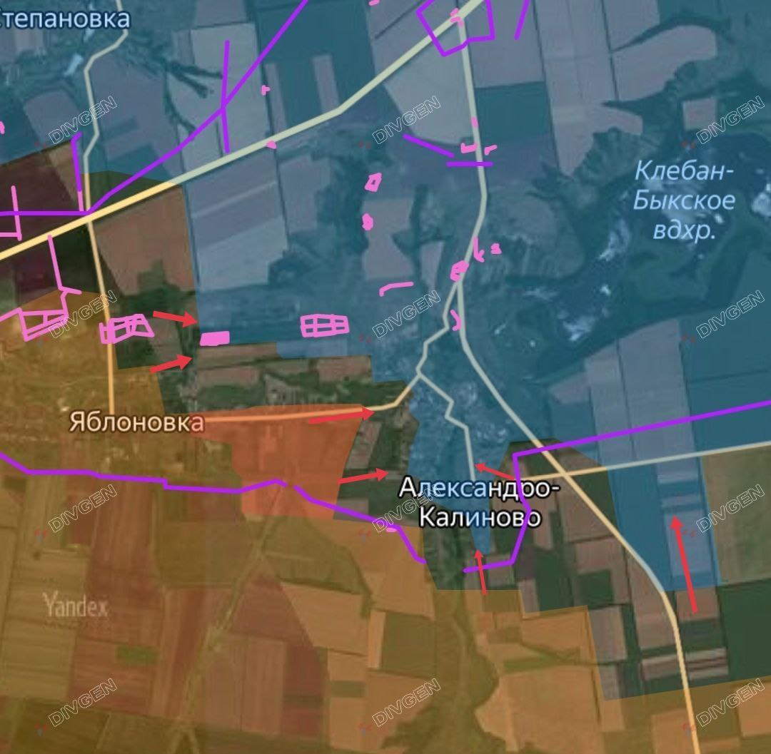 Ситуация в районе Клебан-Быкского водохранилища на торецком направлении по версии Юрия Котенка