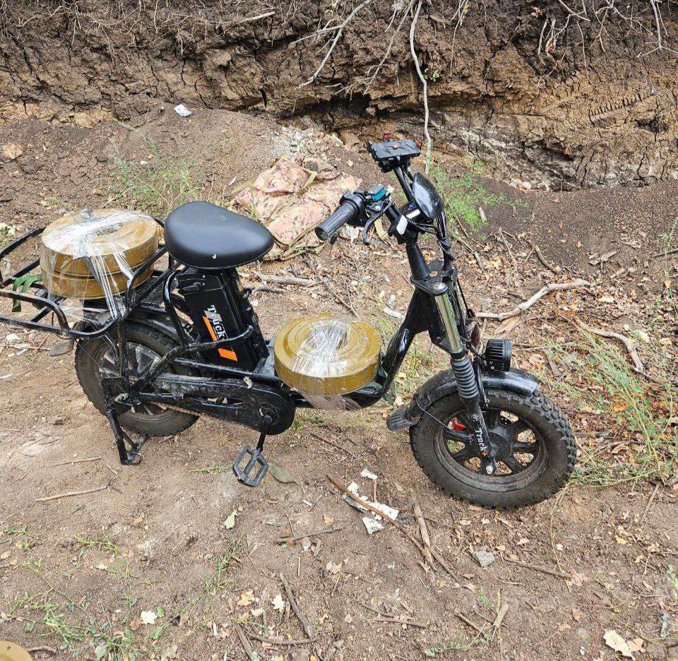 Импровизированный российский «шахид-мопед»