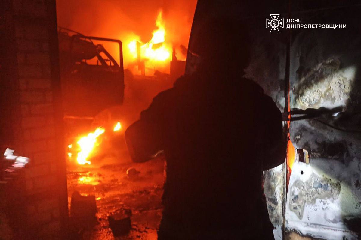 Последствия российских ударов по Днепропетровской области в ночь на 20 февраля 2026 года