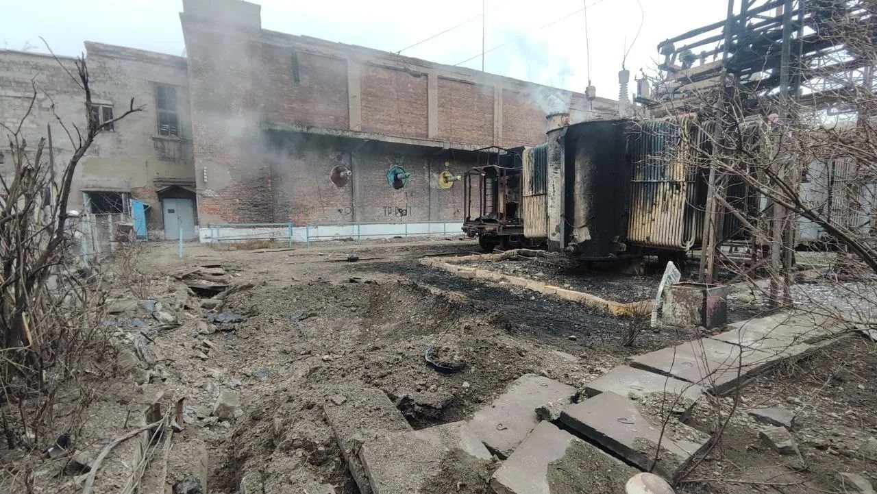 Последствия украинского удара по Алчевскому металлургическому комбинату в ночь на 30 марта 2026 года
