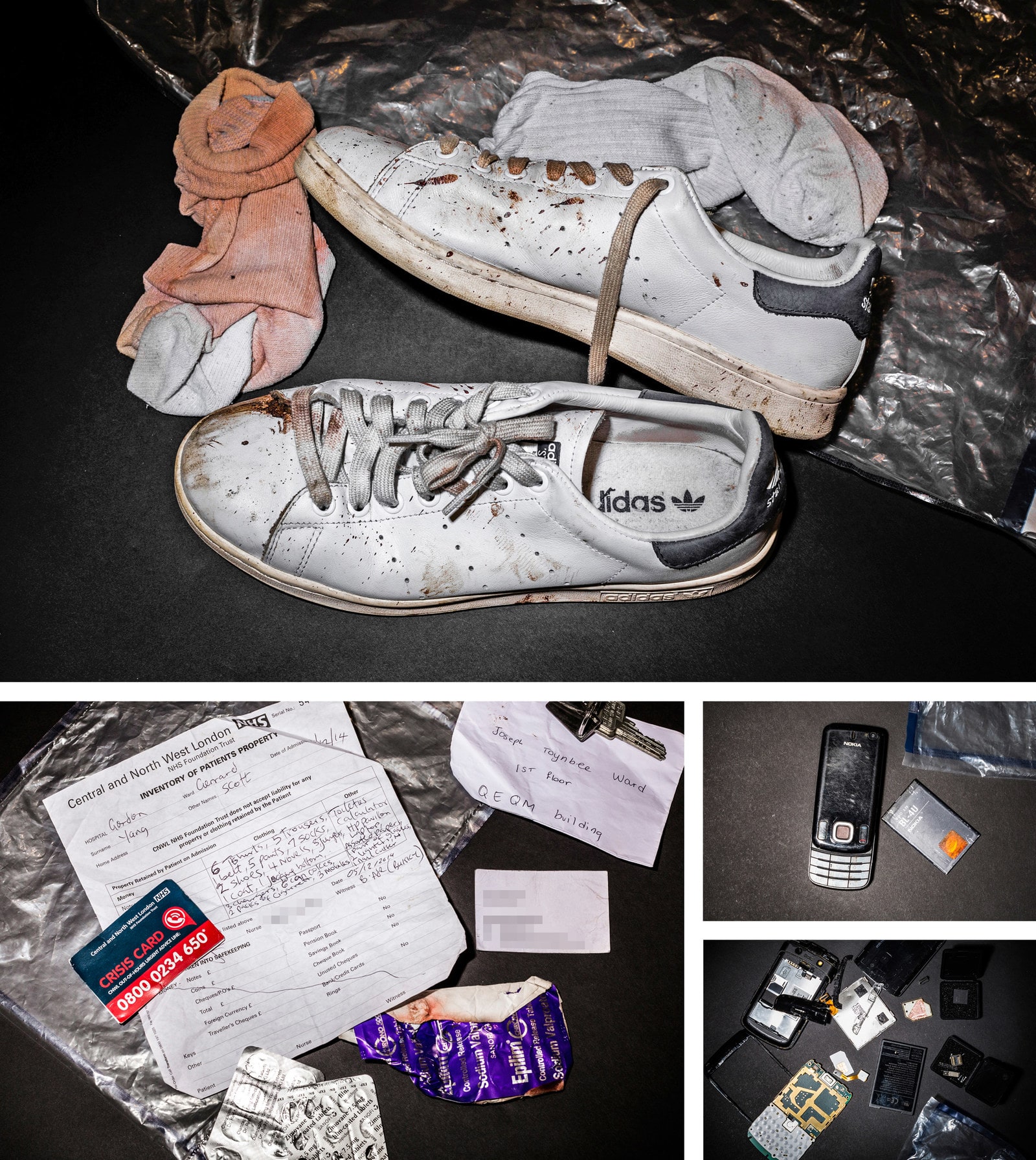 Улики с места гибели Скота Янга, находящиеся в распоряжении BuzzFeed